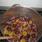 Cooking plums