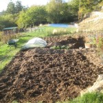 Digging over potager