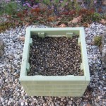 Planter mulched