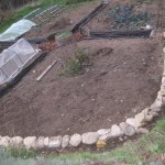 new potager wall
