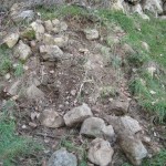 stone pile after