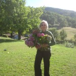 Jan and flowers