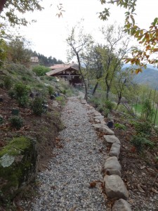 gravelled path