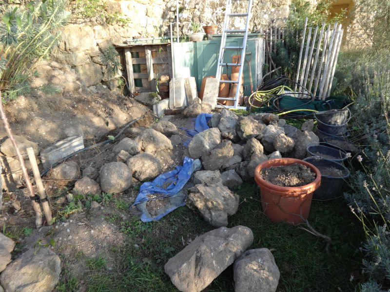 1herb garden stones