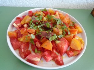 1tomato salad